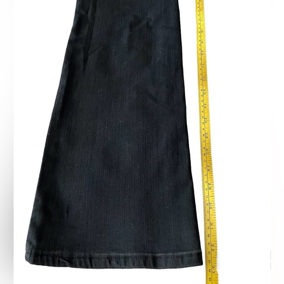 Black jeans with rhinestone fringe pockets NWT size 10 - Picture 12 of 12